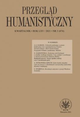 Przegląd Humanistyczny 2021/3 (474) - Группа авторов Przegląd Humanistyczny