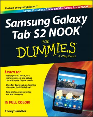 Samsung Galaxy Tab S2 NOOK For Dummies - Corey  Sandler 