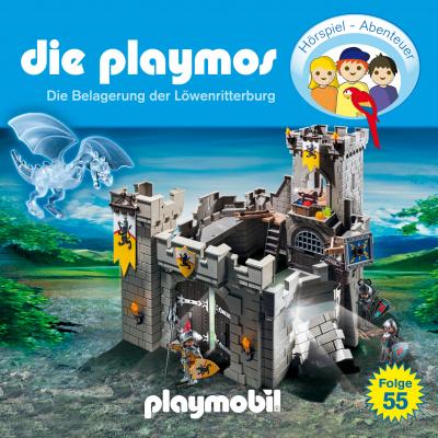 Die Playmos - Das Original Playmobil Hörspiel, Folge 55: Die Belagerung der Löwenritterburg - David Bredel 