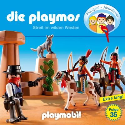 Die Playmos - Das Original Playmobil Hörspiel, Folge 35: Streit im Wilden Westen - David Bredel 
