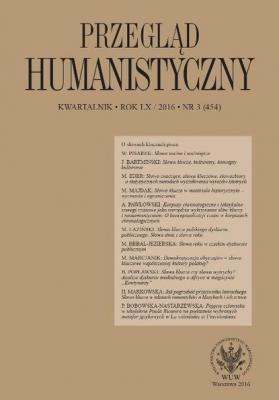 Przegląd Humanistyczny 2016/3 (454) - Группа авторов Przegląd Humanistyczny