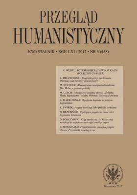 Przegląd Humanistyczny 2017/3 (458) - Группа авторов Przegląd Humanistyczny