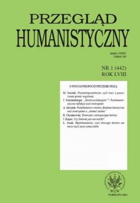 Przegląd Humanistyczny 2014/1 (442) - Группа авторов Przegląd Humanistyczny