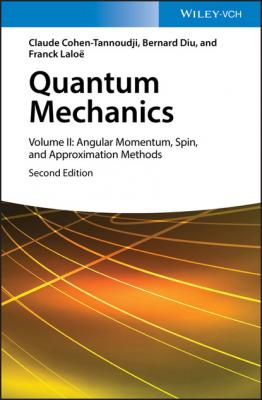 Quantum Mechanics, Volume 2 - Claude Cohen-Tannoudji 