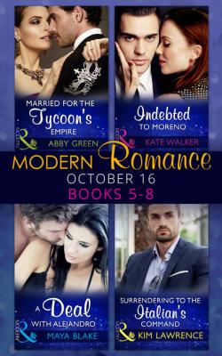 Modern Romance October 2016 Books 5-8 - Kate Walker Mills & Boon e-Book Collections