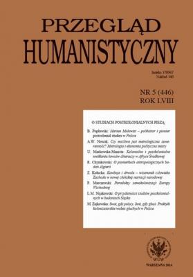 Przegląd Humanistyczny 2014/5 (446) - Группа авторов Przegląd Humanistyczny