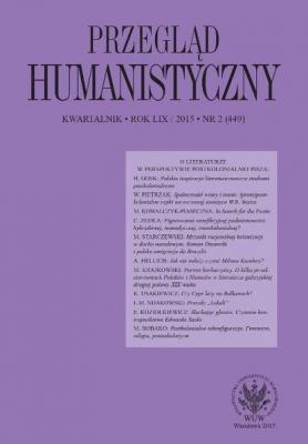 Przegląd Humanistyczny 2015/2 (449) - Группа авторов Przegląd Humanistyczny