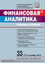 Скачать Финансовая аналитика: проблемы и решения № 33 (171) 2013 - Отсутствует