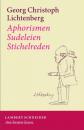 Скачать Aphorismen – Sudeleien – Stichelreden - Georg Christoph Lichtenberg