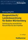 Скачать Baugesetzbuch/Landesbauordnung für Baden-Württemberg - Volker Hornung