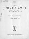 Скачать Passacaglia c-moll - Иоганн Себастьян Бах