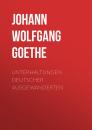 Скачать Unterhaltungen deutscher Ausgewanderten - Johann Wolfgang von Goethe