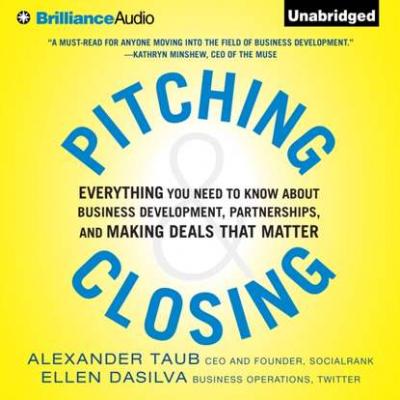 Pitching and Closing - Alex Taub 