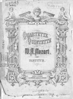 Quartette und Quintette v. W. A. Mozart - Вольфганг Амадей Моцарт 