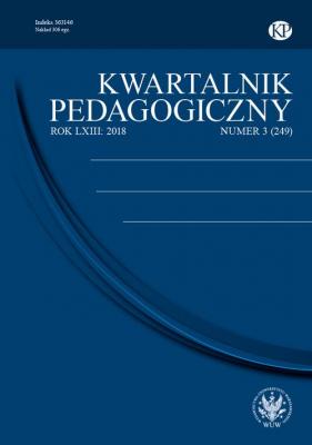 Kwartalnik Pedagogiczny 2018/3 (249) - Отсутствует KWARTALNIK PEDAGOGICZNY