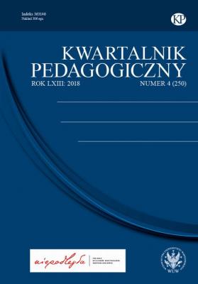 Kwartalnik Pedagogiczny 2018/4 (250) - Отсутствует KWARTALNIK PEDAGOGICZNY