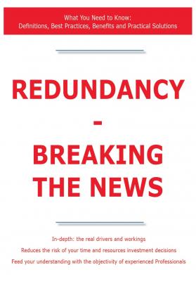 Redundancy - Breaking the News - What You Need to Know: Definitions, Best Practices, Benefits and Practical Solutions - James Smith 