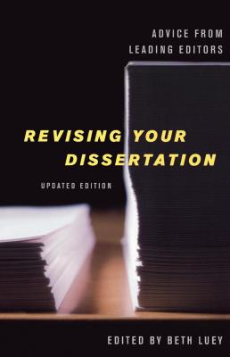 Revising Your Dissertation, Updated Edition - Отсутствует 