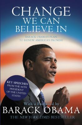 Change We Can Believe In - Barack Obama, 