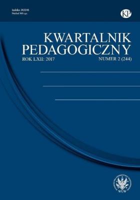 Kwartalnik Pedagogiczny 2017/2 (244) - Praca zbiorowa KWARTALNIK PEDAGOGICZNY