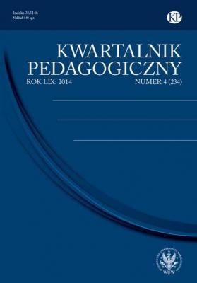 Kwartalnik Pedagogiczny 2014/4 (234) - Группа авторов KWARTALNIK PEDAGOGICZNY
