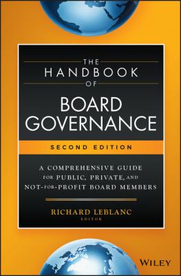 The Handbook of Board Governance - Группа авторов 