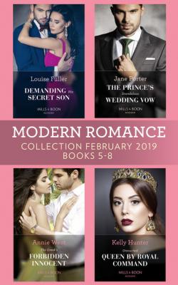 Modern Romance February Books 5-8 - Jane Porter Mills & Boon Series Collections