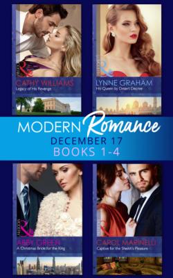 Modern Romance Collection: December 2017 Books 1 - 4 - Эбби Грин Mills & Boon e-Book Collections