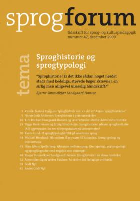 Sproghistorie og sprogtypologi - Группа авторов Sprogforum