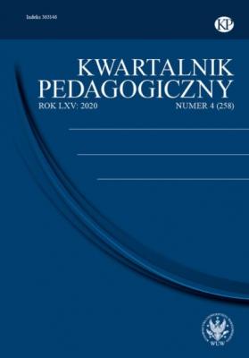 Kwartalnik Pedagogiczny 2020/4 (258) - Группа авторов KWARTALNIK PEDAGOGICZNY