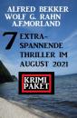 Скачать 7 extra-spannende Thriller im August 2021: Krimi Paket - A. F. Morland